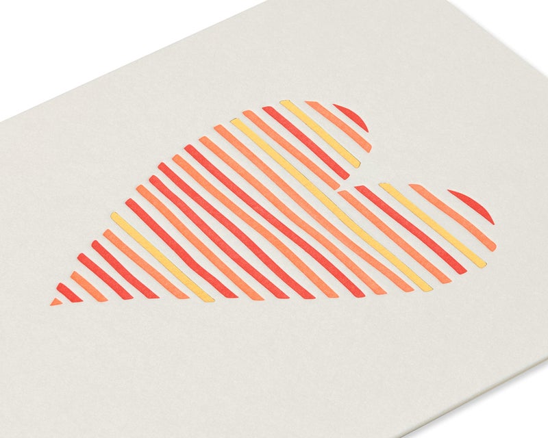 Papyrus Blank Romantic Card, Anniversary, Friendship (Heart) - Image 5